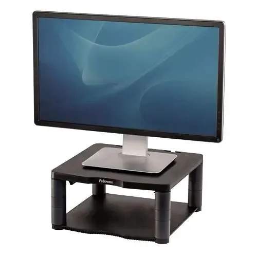 Fellowes Soporte para Monitor Premium – Ajustable en 5 Alturas – Hasta 36kg – Color Grafito