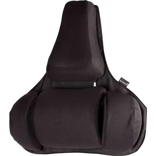 Fellowes Ultimate Professional Series Respaldo Lumbar – Seccion Central para Columna – Sistema de Triple Enganche – Color Negro
