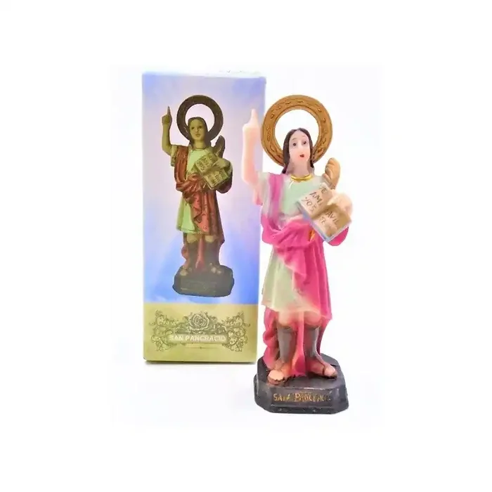 Figura San Pancracio 12cm material resina
