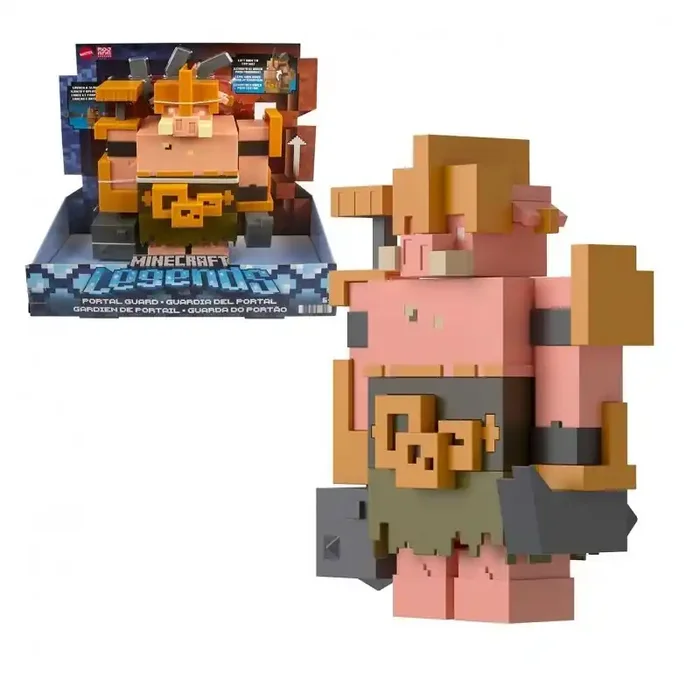 Figura Super Jefe Minecraft Legends Figura de acción Grande, Juguete +6 años Mattel GYR77
