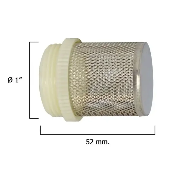 Filtro Inoxidable Para Válvula Retención 1″