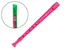 Flauta Hohner 9508 Color Rosa Funda Verde Y Transparente B95084pi