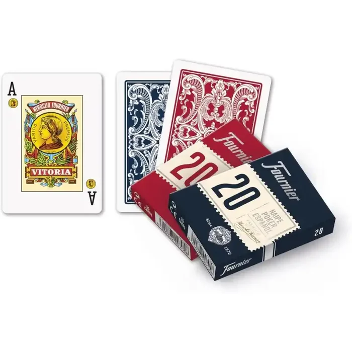 Fournier – Baraja poker español Nº 20, 55 cartas