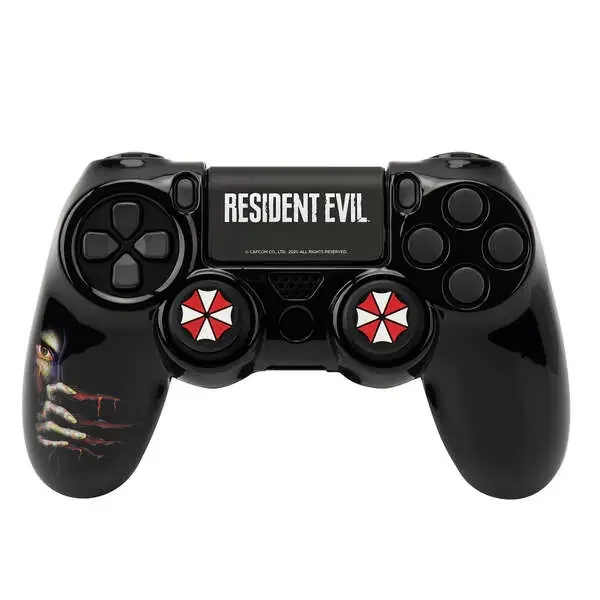 FR-TEC Carcasa Rigida + Grips Resident Evil Umbrella para Dualshock PS4 – Color Negro