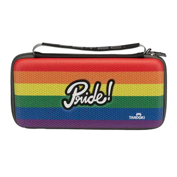FR-TEC Funda de Transporte Tanooki Pride para Nintendo Switch – Diseño Rompedor – Olor a Frutas Tropicales – Espacio Especial para Juegos – Soporte para Consola – Color Varios