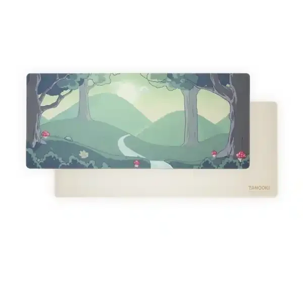 FR-TEC Tanooki Yuki Alfombrilla para Raton – Medidas 900x400x3mm – Reversible – Impermeable – Bordes Cosidos