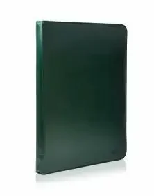 FRAGA PORTAFOLIOS PIEL DYNAMIC COLOR VERDE TAMAÑO CUARTILLA A5 CREMALLERA FR74536