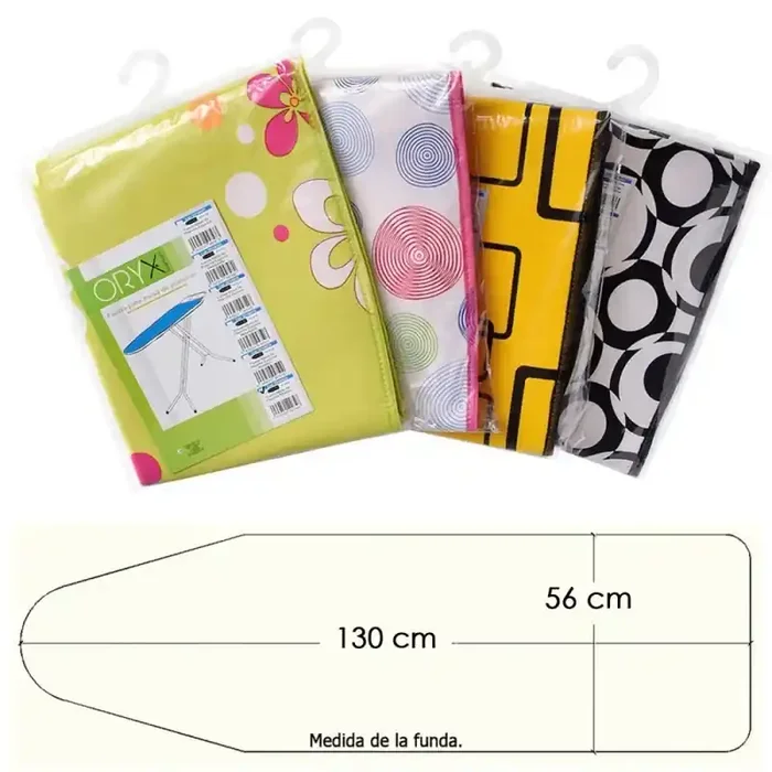 Funda Mesa Plancha Espuma Muletón 130×56 cm.