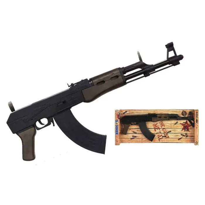 Fusil de asalto juguete AK-47 8 tiros 53cm fabricado por Gonher