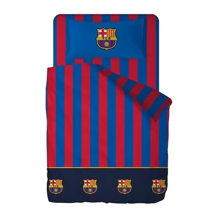 Fútbol Club Barcelona juego de funda nórdica y almohada para cama de 105cm producto oficial