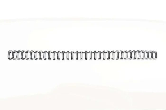 GBC Wirebind Encuadernacion de Alambre 3 1 No.4, 6mm – A4 Negro (100) – Negro Profesional