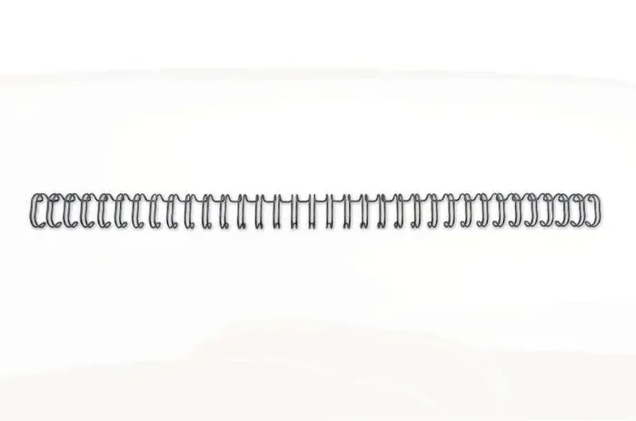 GBC Wirebind Encuadernacion de Alambre 3 1 No.5, 8mm – A4 Negro (100) – Duraderas – Proteccion de Espaciado de Precision – Construccion de Alambre de Doble Bucle – Flexible – Seguro – Amplia Gama de Tamaños y Colores – Profesional