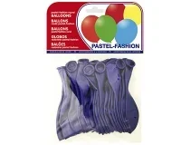 Globo 100% Latex Biodegradable Azul Marino Bolsa De 20 Unidades Blanca 26020 (20020)
