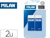 Goma De Borrar Milan 4020 Miga De Pan Blister De 2 Unidades Bmm9232