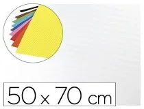 Goma eva ondulada Liderpapel 50x70cm 2,2mm de grosor blanco 67835