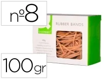 Gomillas Elasticas Qconnect 100 Gr Numero 8 80 X 2 Mm Kf15045