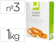 Gomillas Elasticas Qconnect 1000 Gr Numero 3 30 X 2 Mm Kf14680