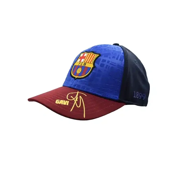 Gorra Fútbol Club Barcelona con firma de Gavi adulto ajustable producto oficial