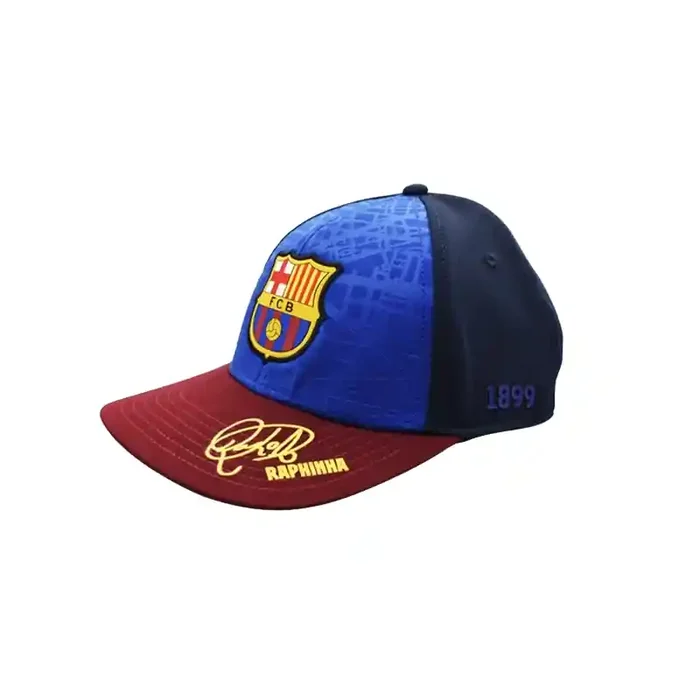 Gorra Fútbol Club Barcelona con firma de Raphinha adulto ajustable producto oficial
