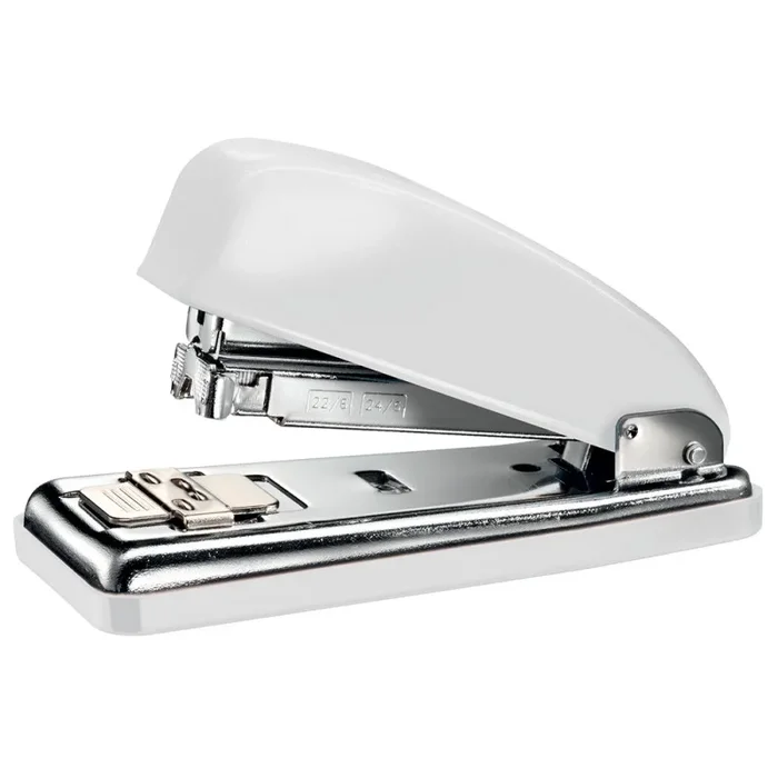 Grapadora petrus 226 classic wow blanco metalizado capacidad 30 hojas en blister