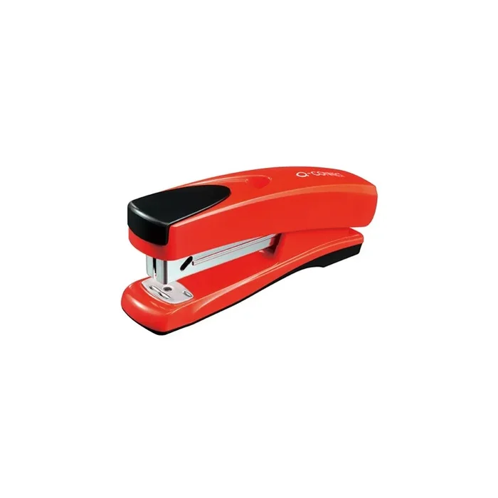 Grapadora q-connect kf02150 metalica roja capacidad 20 hojas