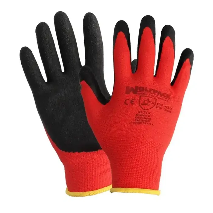 Guantes Látex / Nylon Gripflex Talla 7″ (Par)