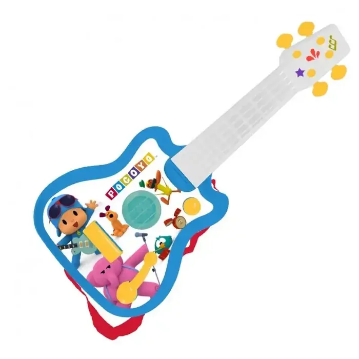 Guitarra de Pocoyo juguete con 4 cuerdas edad +36 meses