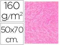 Hoja de tela de fieltro Liderpapel grande, 50x70cm color rosa 160grs/m2 58670
