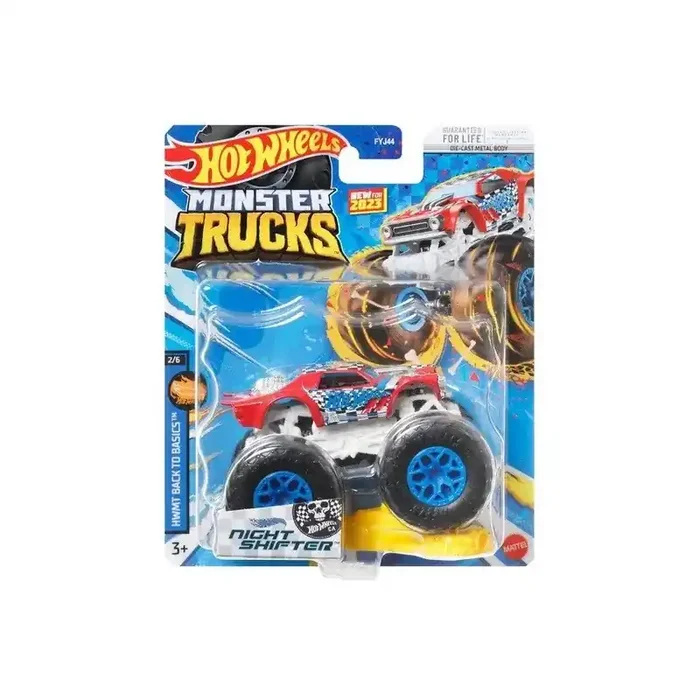 Hot Wheels – Monster Trucks – Night Shifter HLR80 – MATTEL escala 1 64 coche juguete
