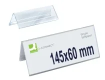 Identificador sobremesa Q-connect metacrilato 145×60 mm ref.5728 KF04741