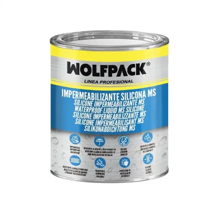 Impermeabilizante Silicona Ms Polymer Blanco 1 Kg. Silicona Liquida
