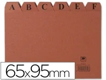 Indice Fichero Carton Nº1 65×95 Mm Csp Ic01