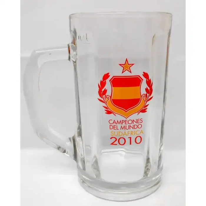 Jarra cerveza España 0,4l Campeones mundo 2010