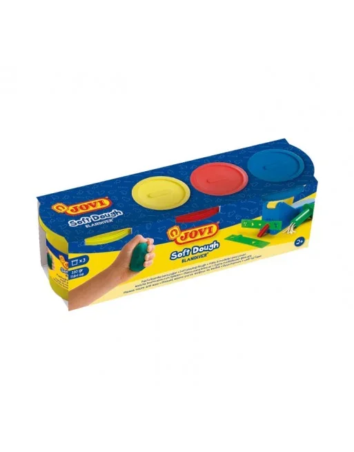 JOVI 6 PLASTILINA SURTIDO PASTEL 15GR – 90/6P