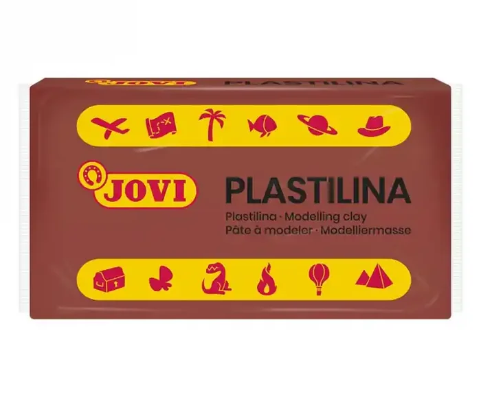 Jovi Caja de 30 Pastillas de Plastilina 50gr – Pasta Vegetal – No Endurece – sin Gluten – Inocua – Facil de Moldear – Ideal para Volumen – Color Rosa