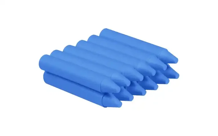 Jovi Estuche de 12 Ceras – No Manchan – No Huelen – Resistentes – Deslizan Bien – Faciles de Afilar – Desarrollan Motricidad Fina – Color Azul