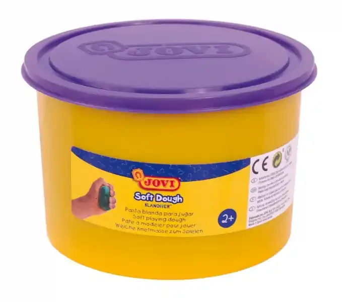 Jovi Soft Dough Blandiver Bote de 460gr – Violeta Pasta para Modelaje – Blanda y Flexible – Facil de Amasar y Moldear – Fomenta Creatividad y Motricidad Fina – Color Morado