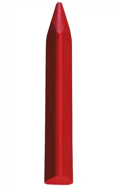 Jovi Triwax Estuche de 12 Ceras – Triangulares – No Manchan – Resistentes – Trazo Suave – Facil Agarre – Apto para Sacapuntas – Libre de Alergenos – Color Rojo