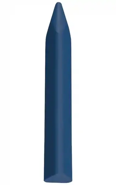 Jovi Triwax Estuche de 12 Ceras – Triangulares – No Manchan – Resistentes – Trazo Suave – Facil Agarre – Apto para Sacapuntas – Libre de Alergenos – Color Azul