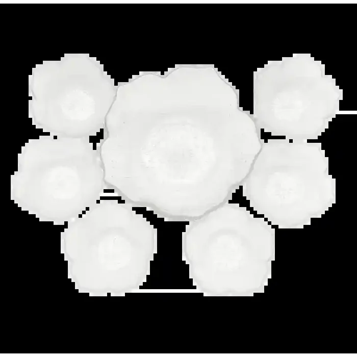 Juego de 7 piezas de cuencos para frutas de cristal transparente Arcoroc