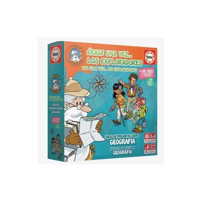 Juego educativo Erase Una Vez..Los Exploradores Geografia – Tienda puzzles y juegos educativos