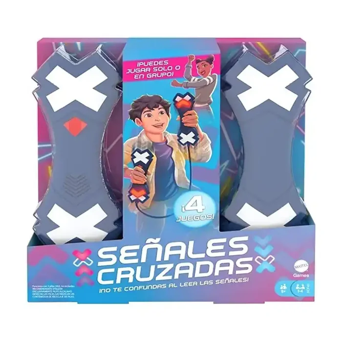 Juego Electrónico señales cruzadas Mattel Games HCF43 Para jugar en solitario o con un máximo de 4 jugadores