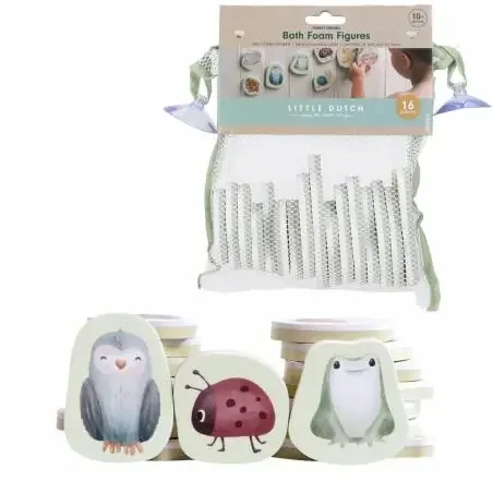 Juguete foam baño FOREST FRIENDS- Little Dutch
