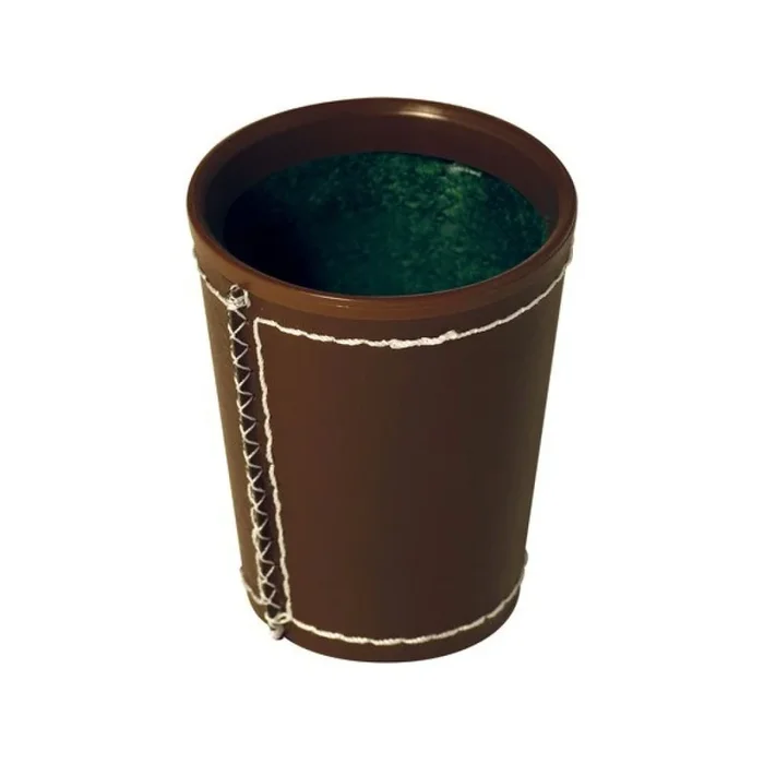 ¨JV.CUBILETE CUERO MARRON