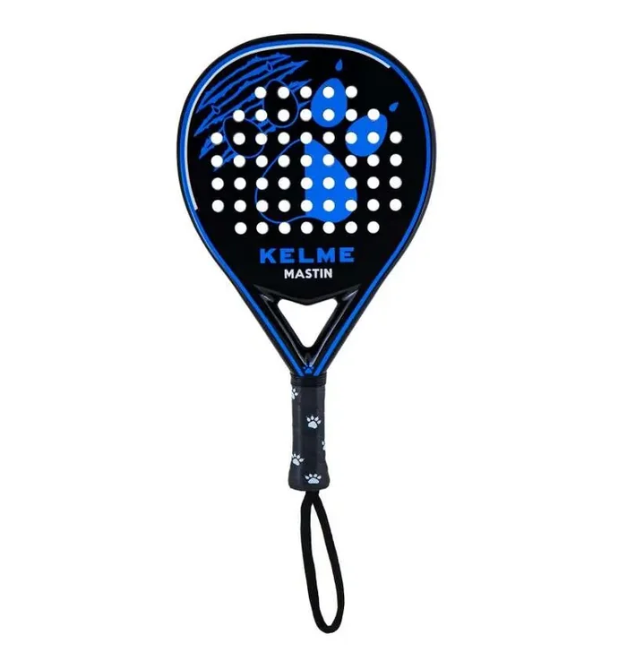 Kelme Mastin Pala de Padel – Forma Mixta – Marco y Cara 100% Fibra de Vidrio – Nucleo Goma Eva