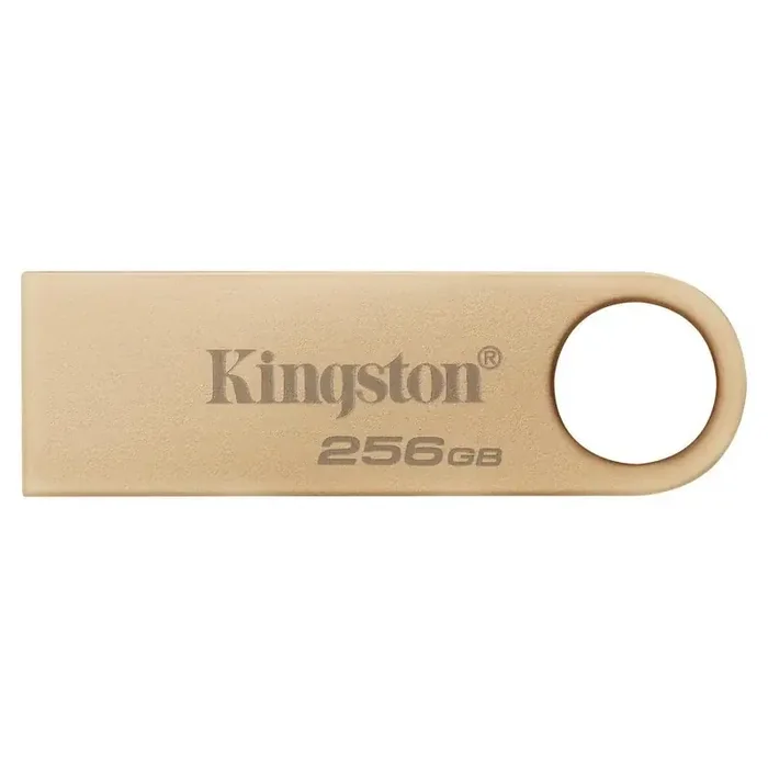 Kingston DataTraveler SE9 G3 Memoria USB-A 3.2 Gen 1 256GB – 220 MB/s en Lectura – Diseño Metalico – Color Oro (Pendrive)