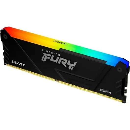 Kingston Fury Beast RGB Memoria RAM DDR4 3200MHz 16GB CL16 – Iluminacion RGB