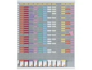 KIT PLANNING NOBO DE FICHAS T INDICE 12 COLUMNAS 54 RANURAS