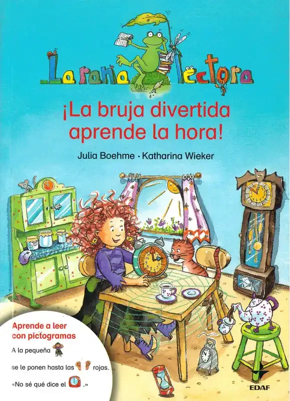 ¡La bruja divertida aprende la hora!
