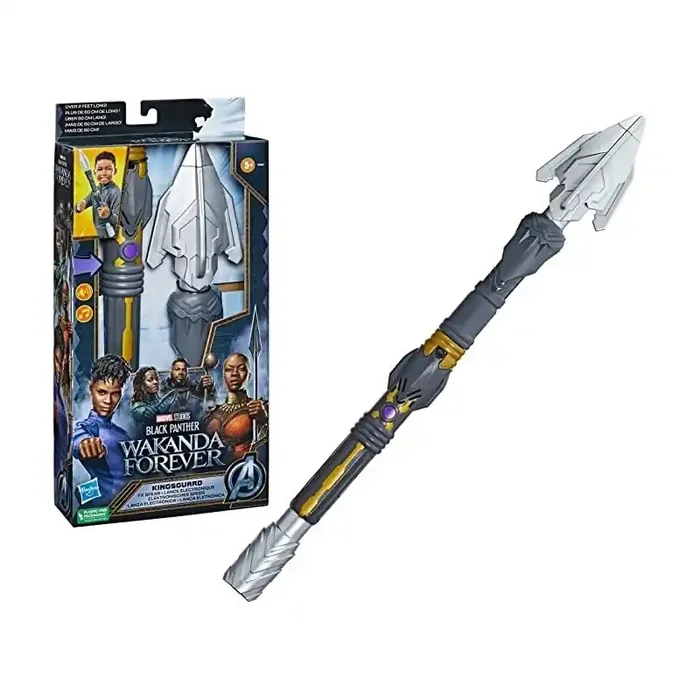 Lanza electrónica Black Panther Wakanda Forever Kingsguard FS Spear Hasbro Marvel F3346